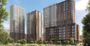 2-к квартира, строящийся дом, 47м2, 12/25 этаж