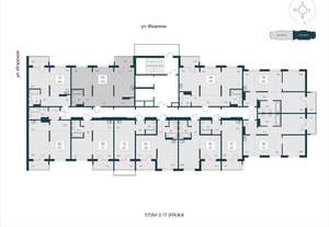2-к квартира, вторичка, 59м2, 11/17 этаж