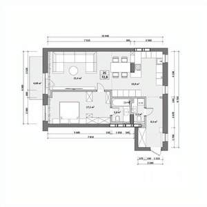 3-к квартира, вторичка, 78м2, 4/6 этаж