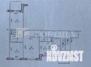 3-к квартира, вторичка, 62м2, 9/9 этаж
