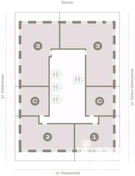2-к квартира, вторичка, 132м2, 29/30 этаж
