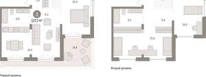 3-к квартира, вторичка, 128м2, 14/15 этаж