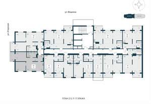 3-к квартира, вторичка, 59м2, 9/17 этаж
