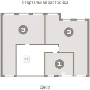 3-к квартира, вторичка, 90м2, 8/15 этаж