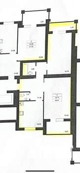 2-к квартира, вторичка, 72м2, 4/8 этаж