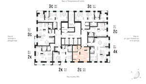 2-к квартира, вторичка, 49м2, 18/29 этаж