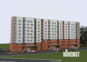 1-к квартира, строящийся дом, 42м2, 1/9 этаж