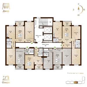3-к квартира, вторичка, 89м2, 4/17 этаж