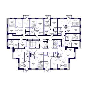 1-к квартира, вторичка, 39м2, 21/23 этаж