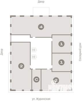 3-к квартира, вторичка, 129м2, 2/14 этаж