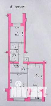 4-к квартира, вторичка, 140м2, 5/6 этаж
