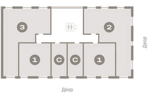 2-к квартира, вторичка, 89м2, 6/17 этаж