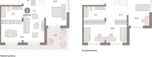 3-к квартира, вторичка, 128м2, 14/15 этаж