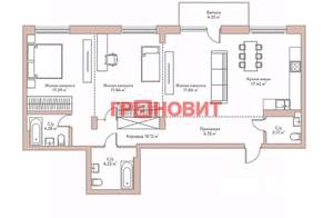 4-к квартира, вторичка, 107м2, 6/8 этаж