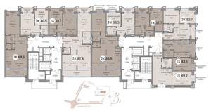 2-к квартира, вторичка, 69м2, 9/25 этаж