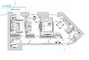 3-к квартира, вторичка, 80м2, 4/16 этаж