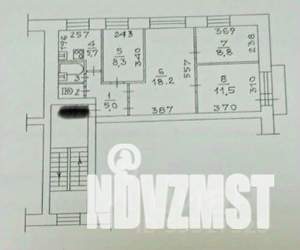 4-к квартира, вторичка, 62м2, 3/5 этаж