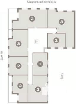 2-к квартира, вторичка, 87м2, 8/9 этаж