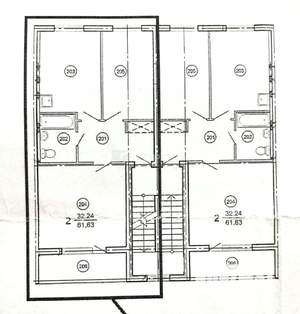 2-к квартира, вторичка, 58м2, 2/4 этаж