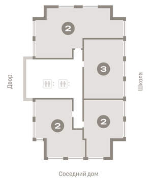 2-к квартира, вторичка, 127м2, 14/23 этаж