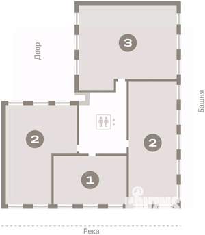 2-к квартира, вторичка, 109м2, 3/8 этаж