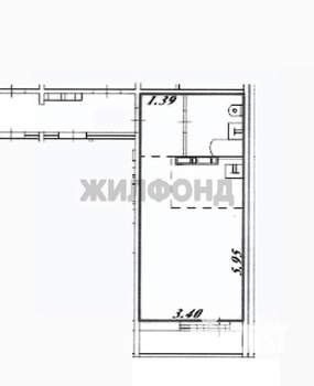 1-к квартира, вторичка, 31м2, 17/17 этаж