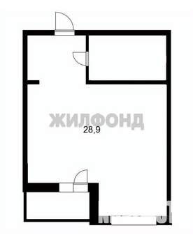 Студия квартира, вторичка, 29м2, 15/25 этаж