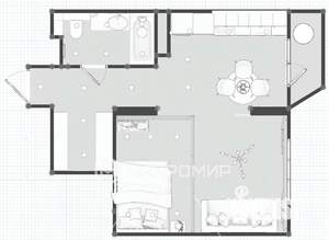 1-к квартира, вторичка, 38м2, 22/25 этаж