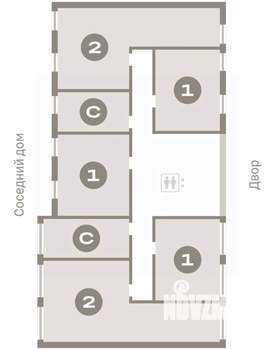 Студия квартира, вторичка, 21м2, 5/6 этаж