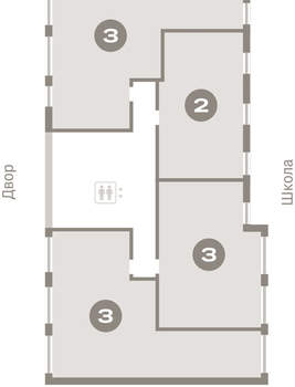 3-к квартира, вторичка, 128м2, 7/23 этаж