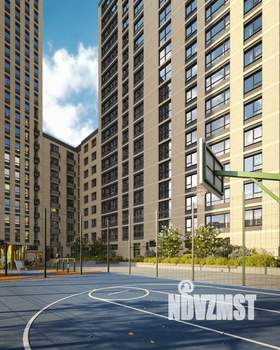 1-к квартира, строящийся дом, 42м2, 24/25 этаж