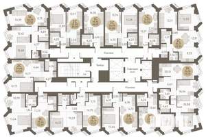 2-к квартира, вторичка, 43м2, 14/31 этаж