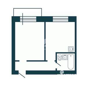 1-к квартира, вторичка, 36м2, 5/10 этаж