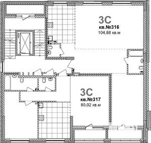 3-к квартира, вторичка, 80м2, 2/6 этаж