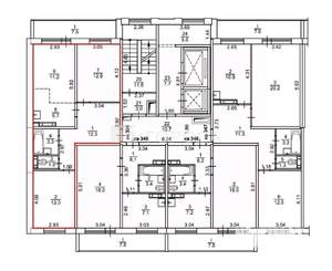 3-к квартира, вторичка, 58м2, 7/21 этаж