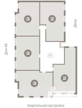 3-к квартира, вторичка, 110м2, 6/7 этаж
