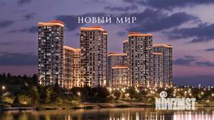 1-к квартира, строящийся дом, 44м2, 24/24 этаж