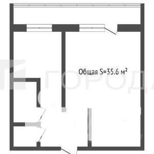 1-к квартира, вторичка, 36м2, 3/12 этаж