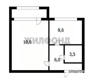 1-к квартира, вторичка, 42м2, 3/9 этаж