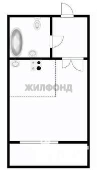 1-к квартира, вторичка, 19м2, 8/16 этаж