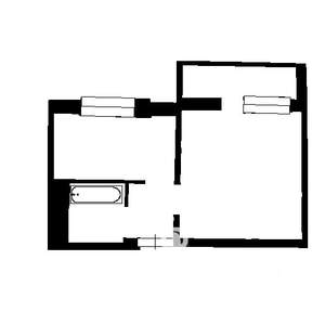 1-к квартира, вторичка, 26м2, 8/18 этаж