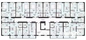 1-к квартира, вторичка, 42м2, 9/9 этаж