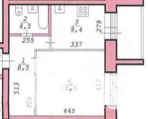 1-к квартира, вторичка, 41м2, 7/10 этаж