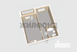 1-к квартира, строящийся дом, 42м2, 8/27 этаж