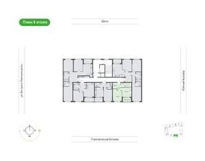 1-к квартира, вторичка, 37м2, 5/11 этаж