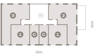 2-к квартира, вторичка, 115м2, 2/17 этаж