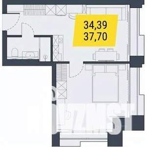 1-к квартира, вторичка, 38м2, 6/29 этаж