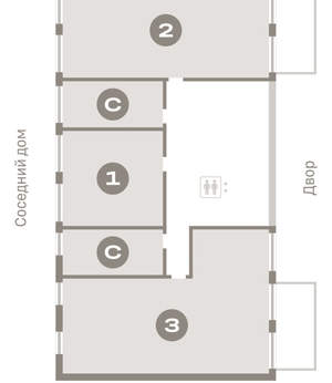 Студия квартира, вторичка, 22м2, 1/23 этаж