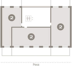 2-к квартира, вторичка, 90м2, 2/11 этаж