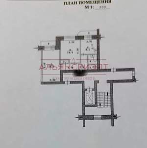 2-к квартира, вторичка, 55м2, 3/10 этаж